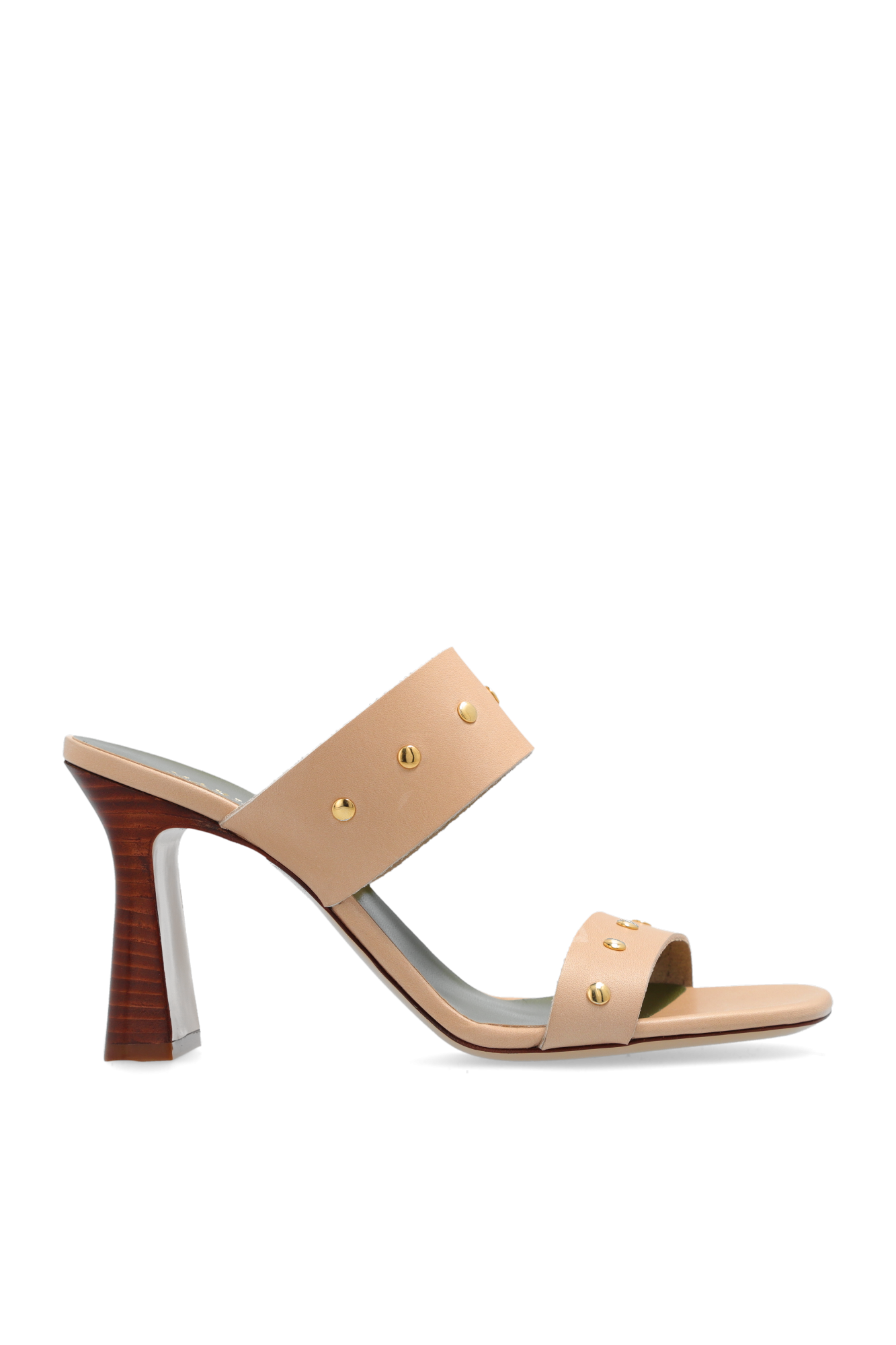 Maria Luca ‘Flora’ heeled mules in leather | Women's Shoes | Vitkac